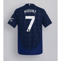 Koszulka piłkarska Manchester United Mason Mount #7 Strój wyjazdowy 2024-25 tanio Krótki Rękaw